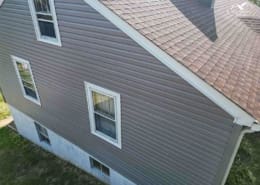 House with vinyl siding